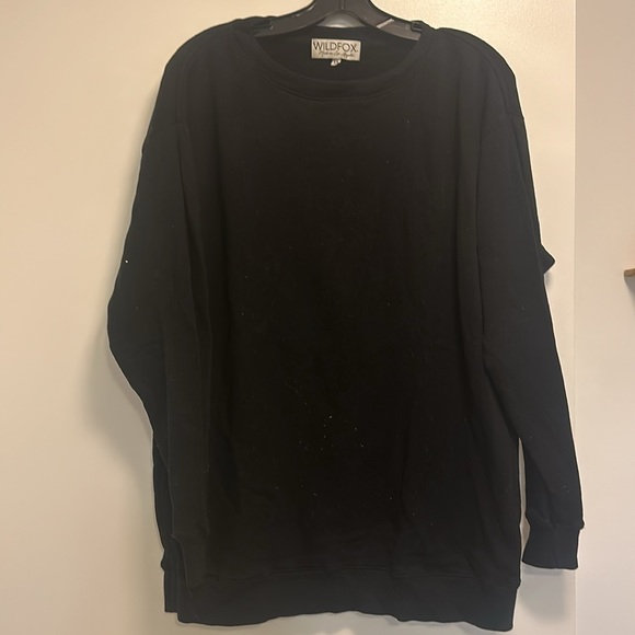 FLASH SALE Oversized black wildfox comfy shirt - XS - Picture 1 of 5